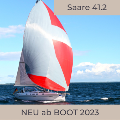 Saare Yachts 41.2 unter Segeln und Gennaker